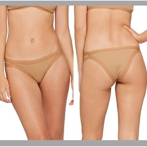 $79 L Space Beaige Ridin High Ribbed Veronica Bikini Bottom EXCELLENT CONDITION